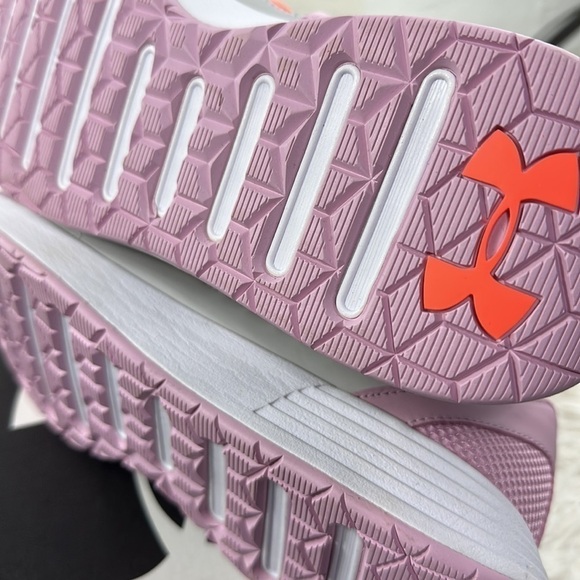 Under Armour Women's Breathe Lace NM2 Sneaker, Pink Fog/Gray Flux - Picture 7 of 8